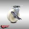 Service Caster 6 Inch Stainless Steel Nylon Swivel Caster with Roller Bearing and Brake SCC SCC-SS30S620-NYR-TLB - alternate 3